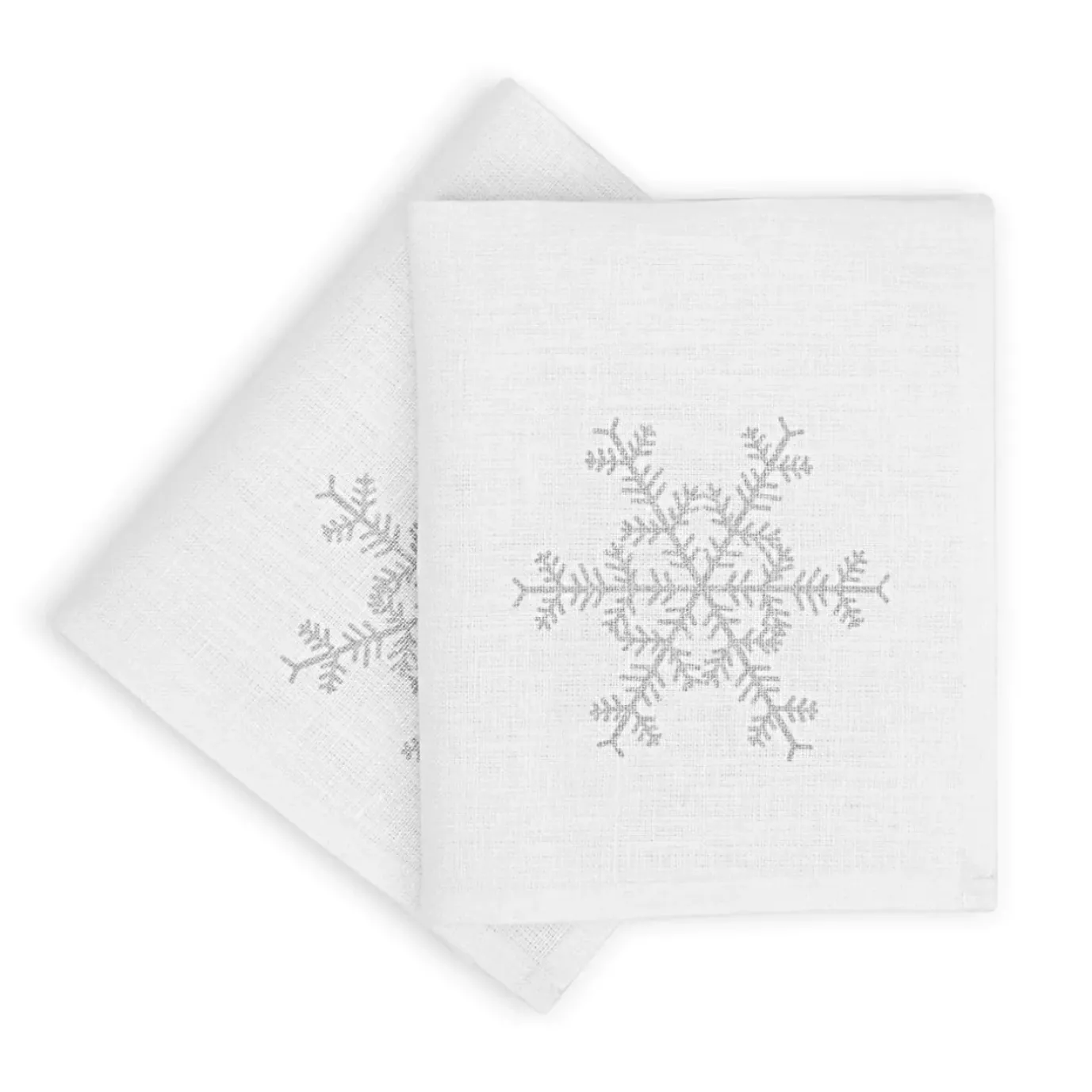 Snowflake Linen Napkin 2 pack