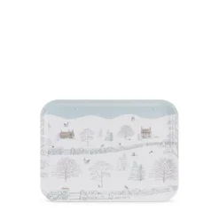 Snowy Cottage Large Tray