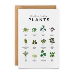 Sometimes I Wet my Plants Card