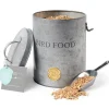 Sophie Conran Galvanized Steel Bird Food Tin