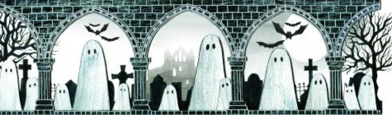 Spooky Ghosts Mug by Moorland Pottery