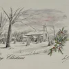 St Giles Church in Bowes Seasonal Greetings Card