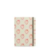 Strawberries B6 Fabric Notebook