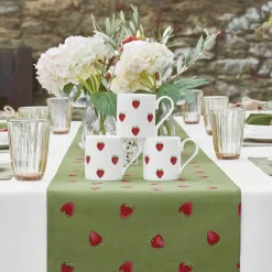 Strawberries Table Runner