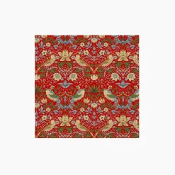 Strawberry Thief Red Napkins - Set of 4