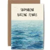 Submarine Racing Finals  Greetings Card