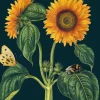 Sunflower Greetings Card