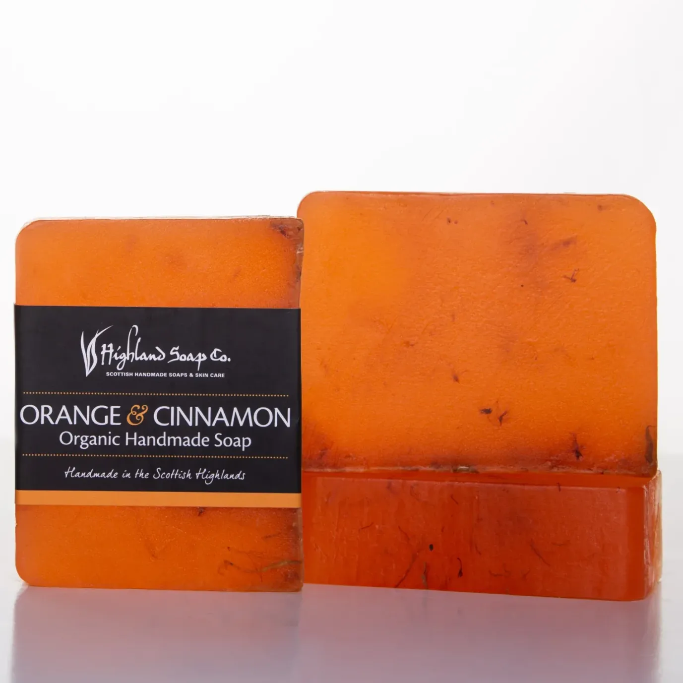 Sweet Orange & Cinnamon Organic Glycerine Soap 150g