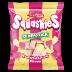 Swizzels Drumstick Rhubarb and Custard Squashies