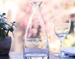 Table Carafe with Ovals Design by The Vintage List