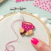 Tea & Biscuits Magnetic Needle Holder