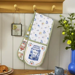 Tea Tins Double Oven Glove