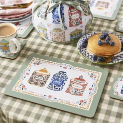 Tea Tins Set of 4 Placemats