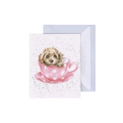 'Teacup Pup' Puppy Gift Enclosure Card