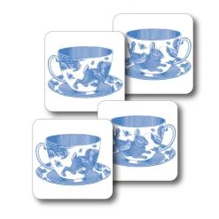 Teacup Set of 4 Coasters