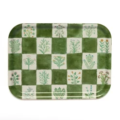 15th Century Illustrated Herbs Birchwood Tray