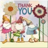 Thank You Gnomes Greetings Card