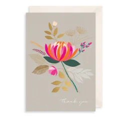 Thank You Lotus Greeting Card