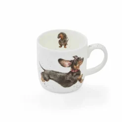 'That Friday Feeling' Dachshund Small Bone China Mug (11oz)