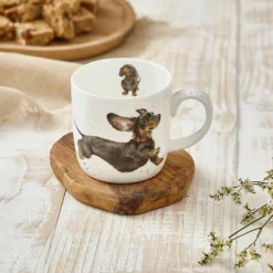 'That Friday Feeling' Dachshund Small Bone China Mug (11oz)