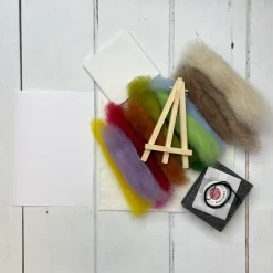 Thatched Cottage Paint with Wool Needle Felting Kit
