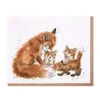 'The Bedtime Kiss' Blank Greetings Card