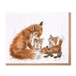 'The Bedtime Kiss' Blank Greetings Card