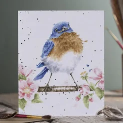 'The Bluebird' Blank Greetings Card