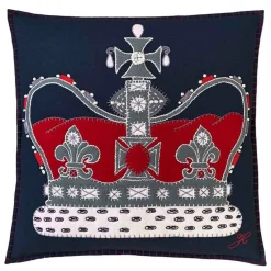 The Crown Pillow - Navy