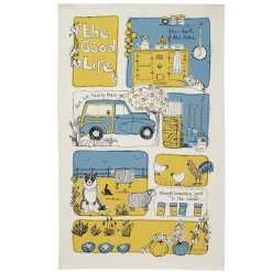 The Good Life Time Tea Towel