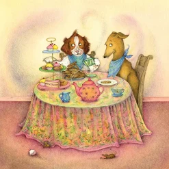 The Greedy Spaniel Greeting Card