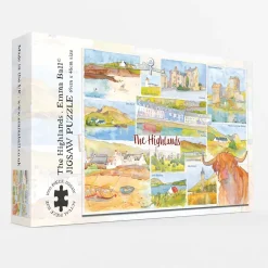 The Highlands 1000 Piece Jigsaw Puzzle by Emma Ball
