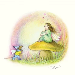 The Little Folk Greeting Card