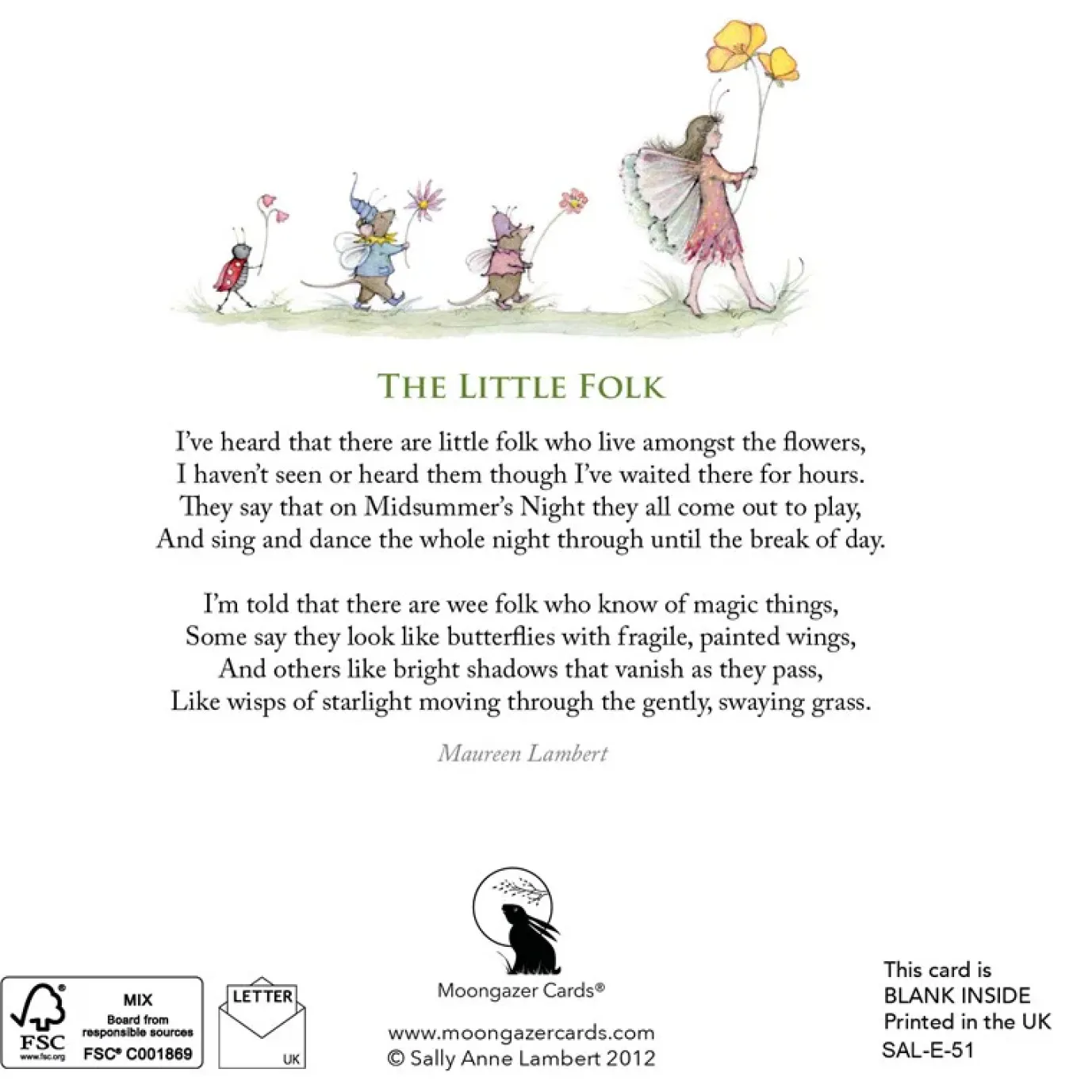 The Little Folk Greeting Card