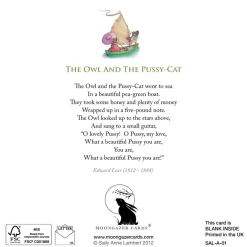 The Owl & the Pussy-Cat Dance Greetings Card