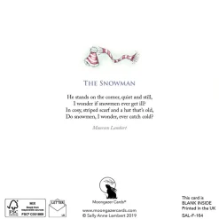 The Snowman Christmas Greeting Card