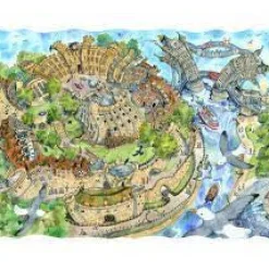 The Tower of London and Tower Bridge 1000 Piece Jigsaw Puzzle