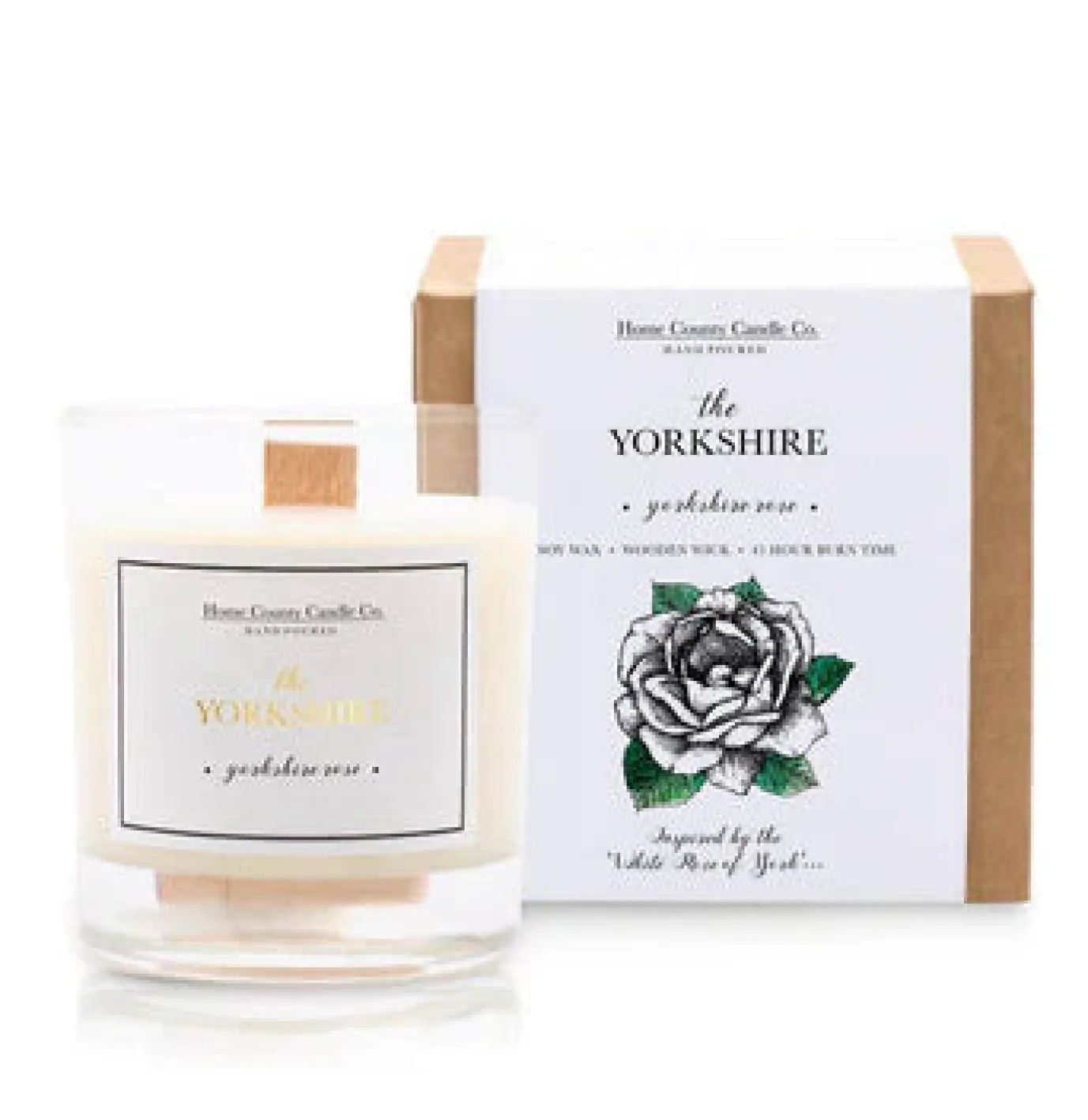The Yorkshire Rose Candle