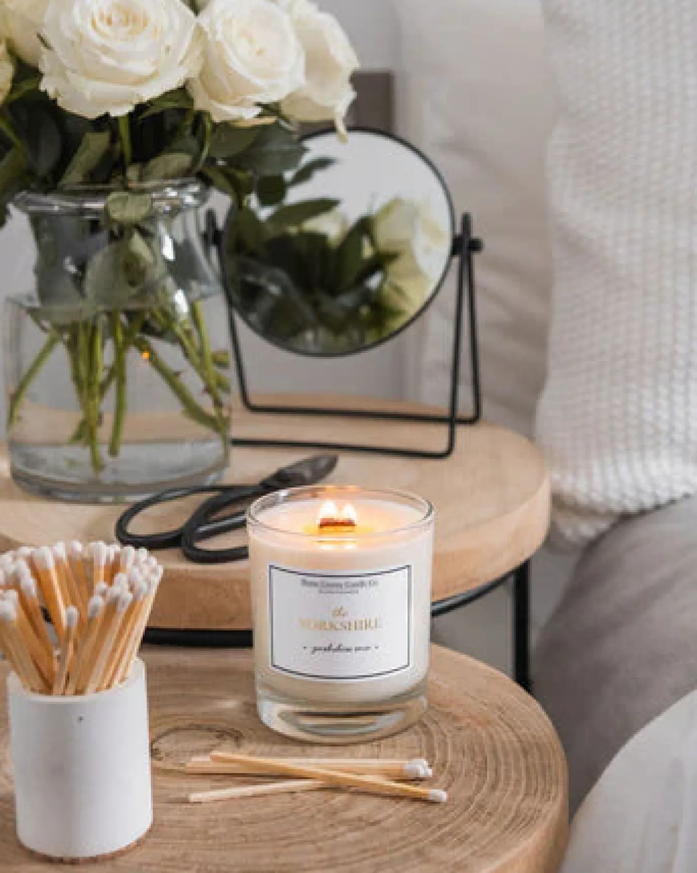 The Yorkshire Rose Candle