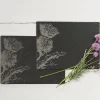 Thistle Slate Placemats - Set of 2