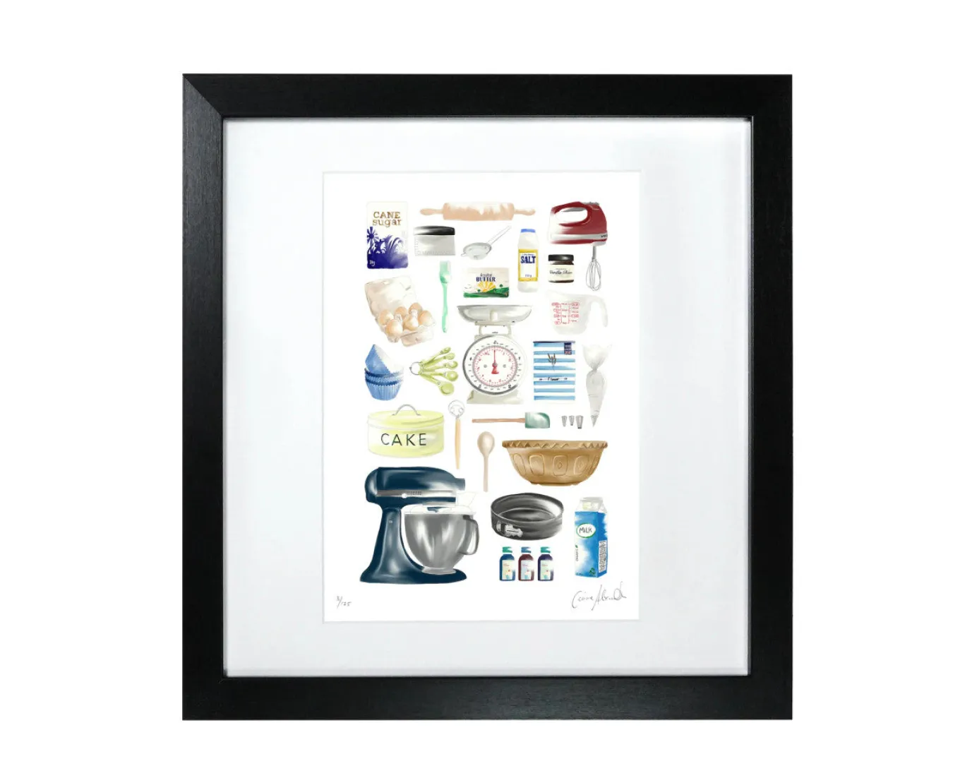 Time to Bake Framed Print by Corinne Alexander