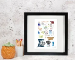 Time to Bake Framed Print by Corinne Alexander