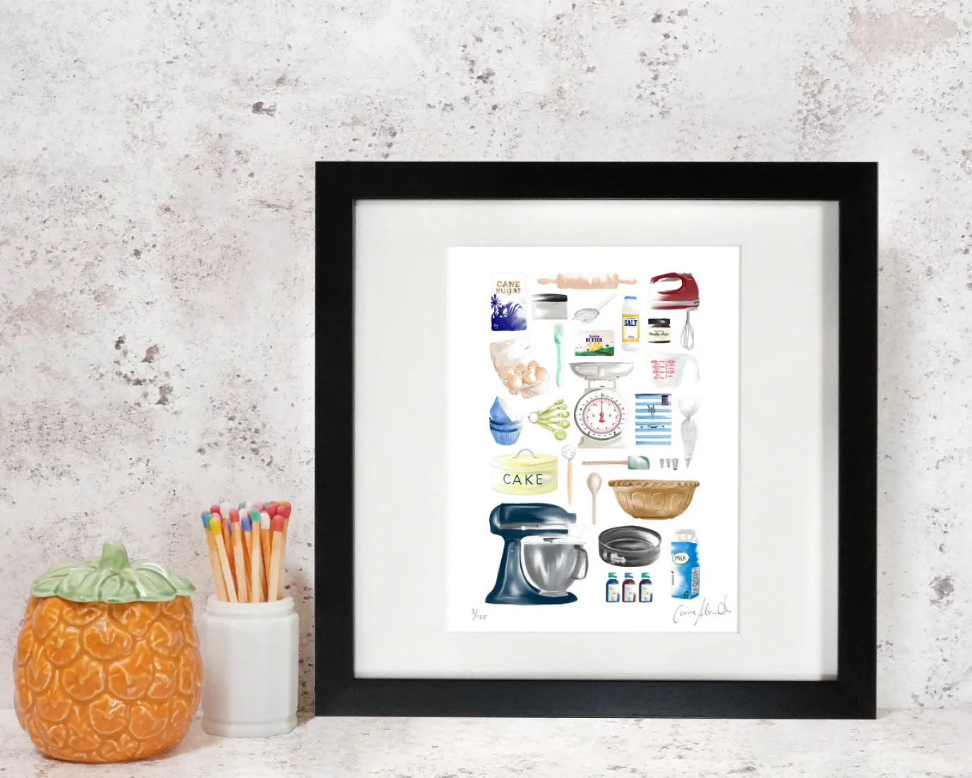 Time to Bake Framed Print by Corinne Alexander