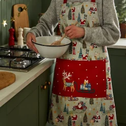 Tis the Season Recycled Cotton Apron