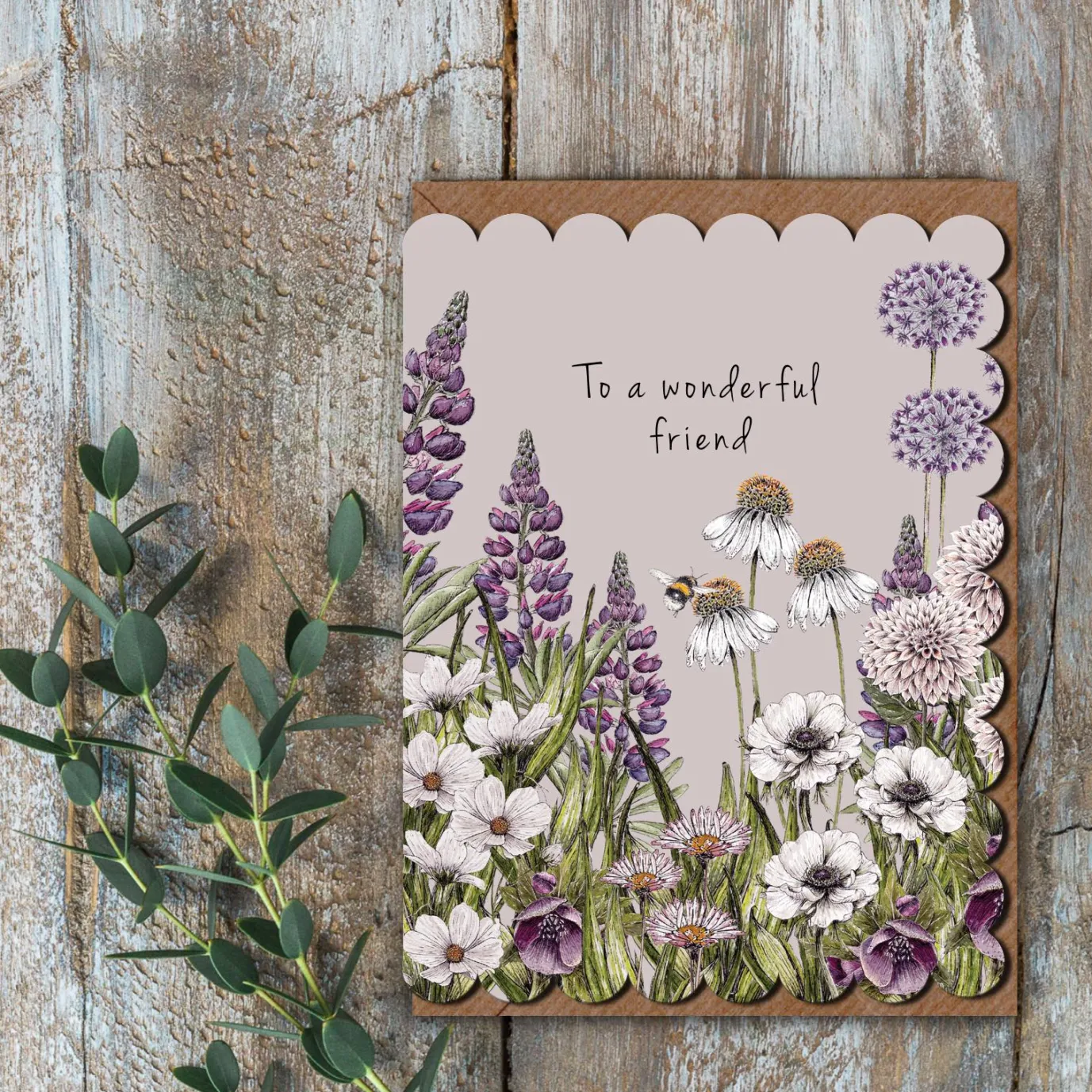 'To A Wonderful Friend' Greeting Card