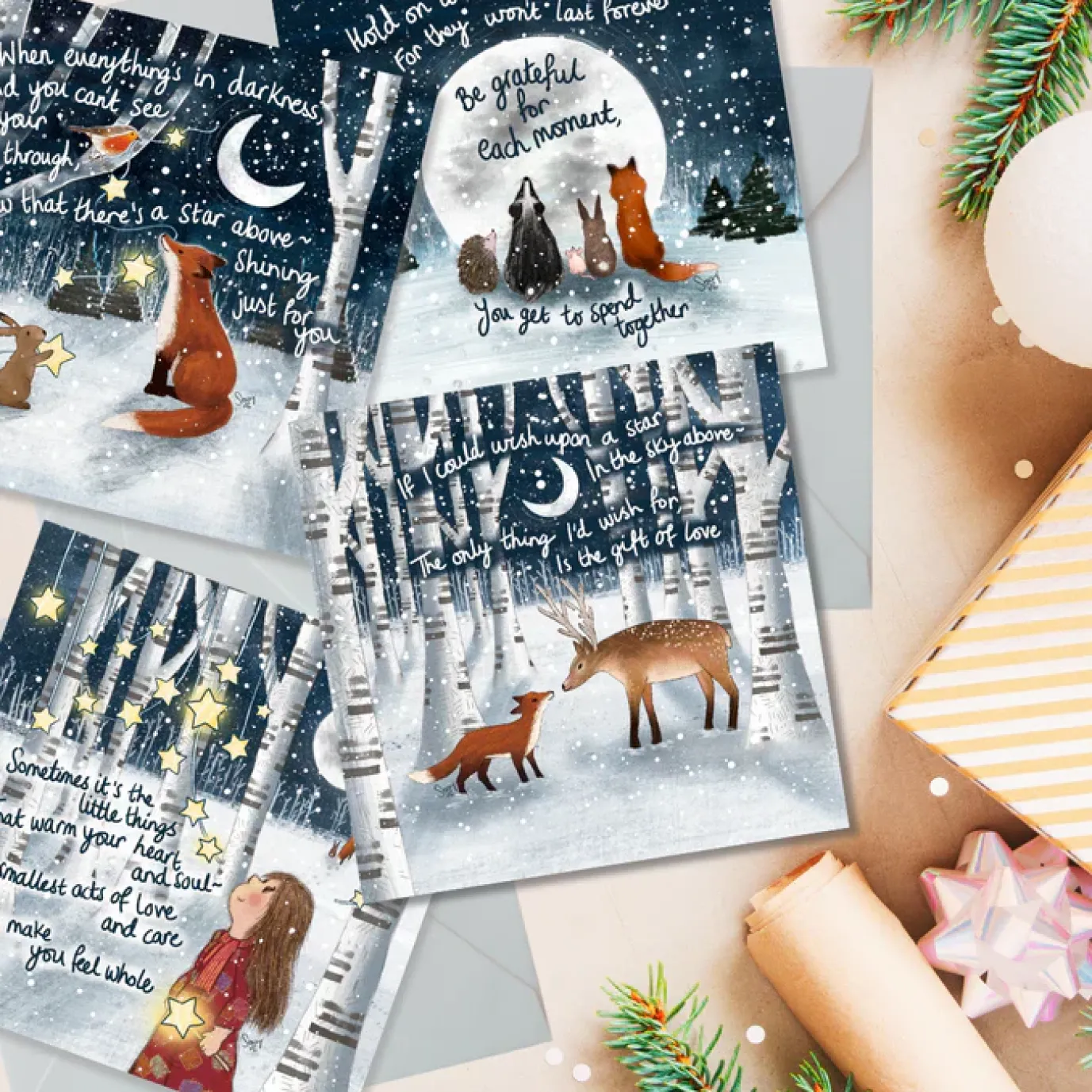 'Together' Greeting Card