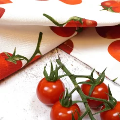 Tomato Tea Towel by Corinne Alexander