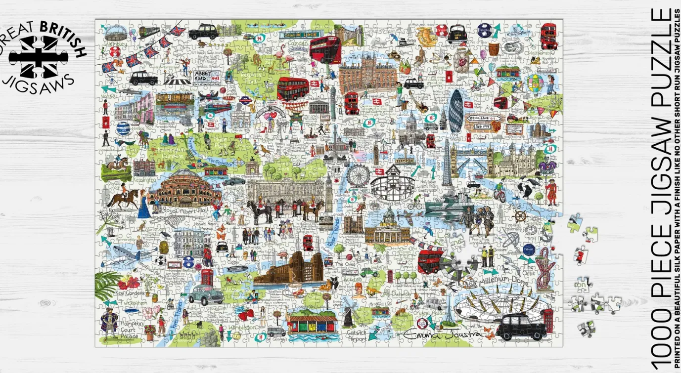 Tour of London 1000 Piece Jigsaw Puzzle