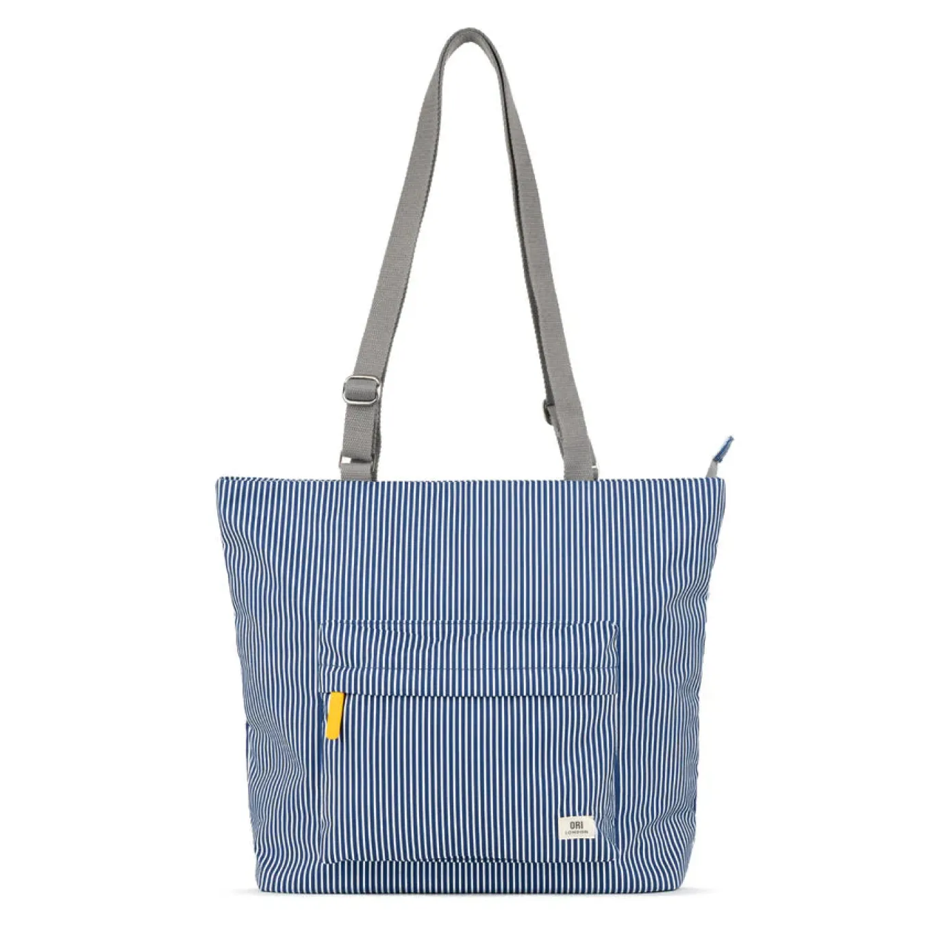 Trafalgar Tote B Hickory Stripe Recycled Cavas Tote- Medium