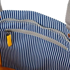 Trafalgar Tote B Hickory Stripe Recycled Cavas Tote- Medium